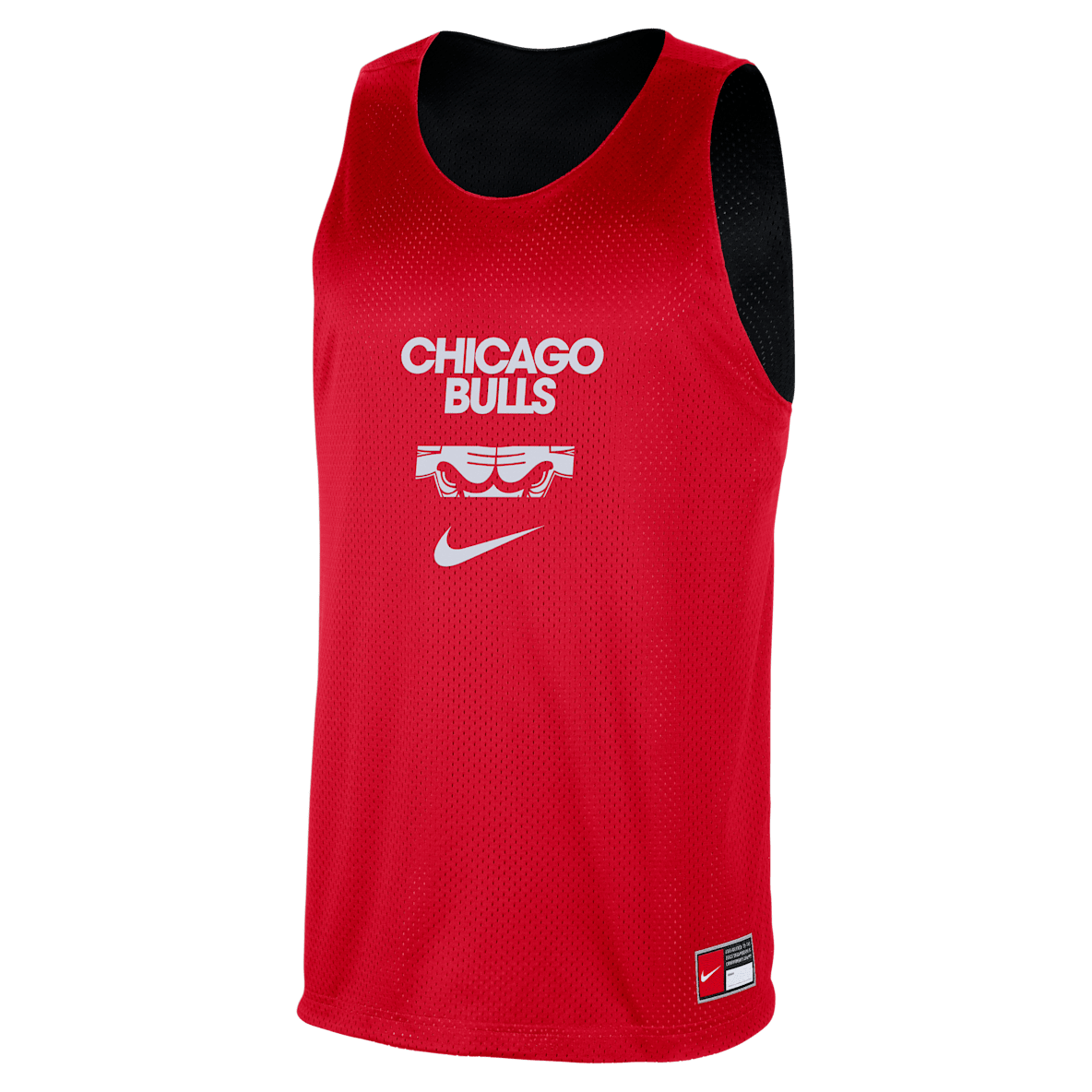 Chicago Bulls Courtside Chicago Bulls Courtside Jersey de entrenamiento Nike de la NBA de malla para hombre