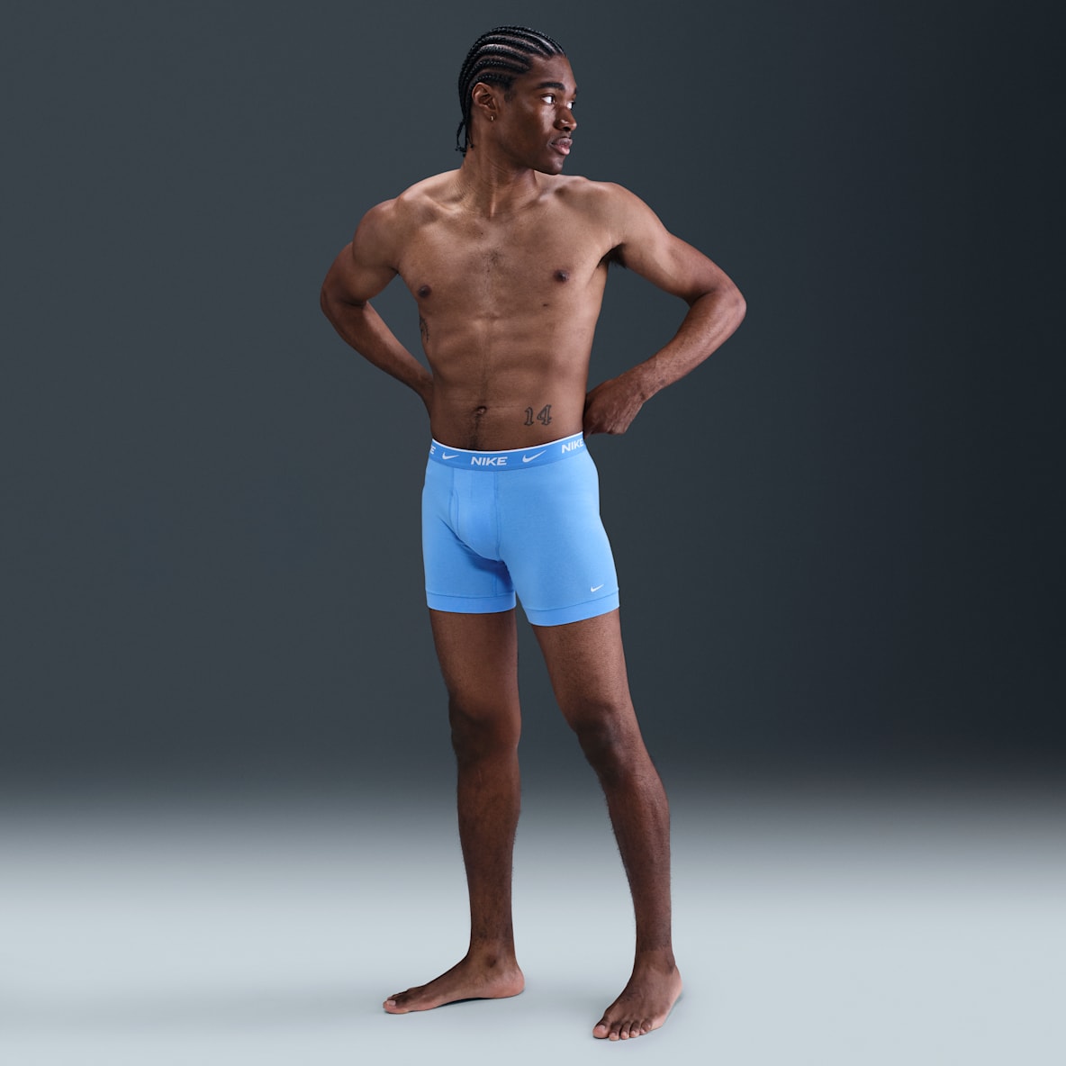 Nike Dri-FIT Essential Cotton Stretch Nike Dri-FIT Essential Cotton Stretch Men's Boxer Briefs (3-Pack)