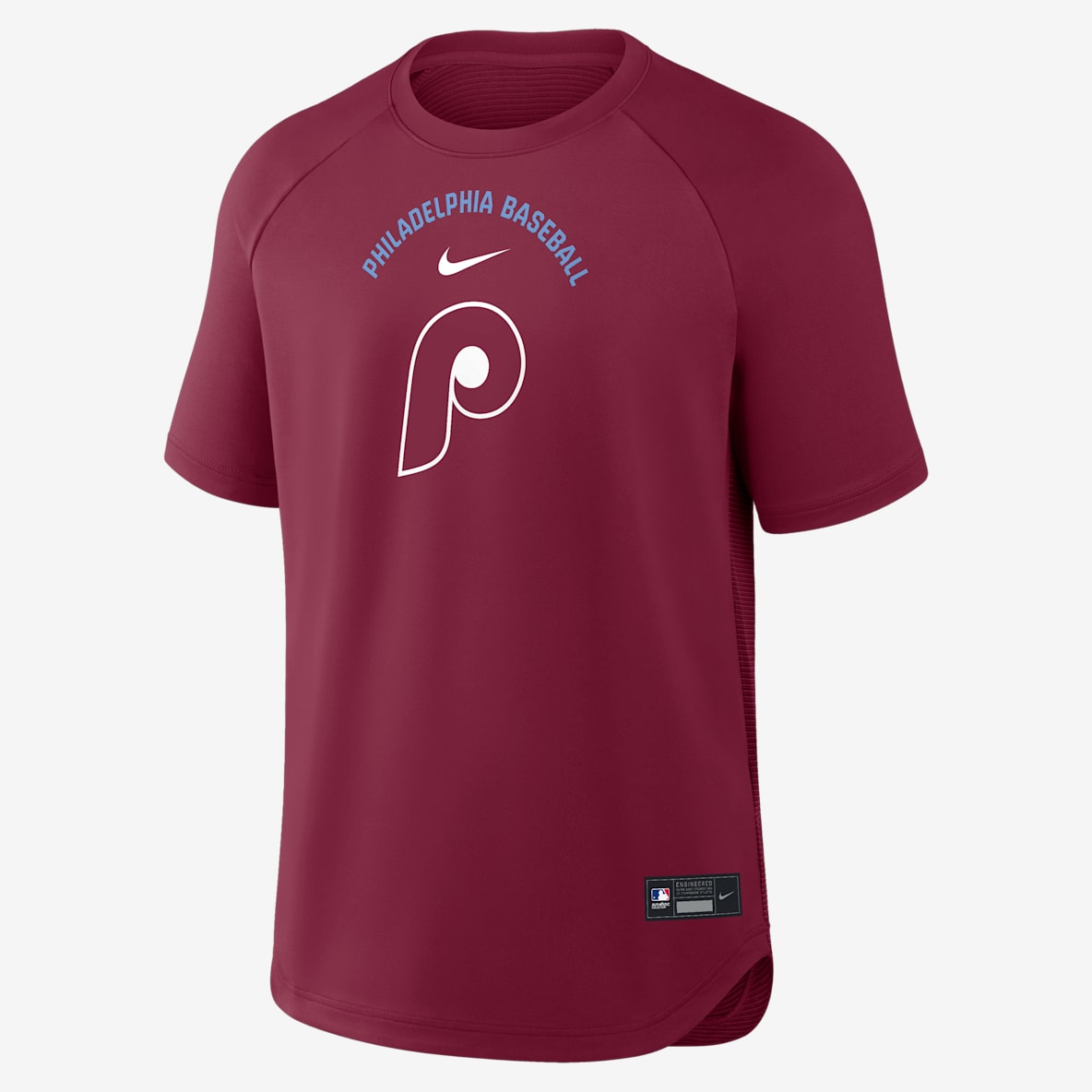 Philadelphia Phillies Authentic Collection Batting Practice Pregame Playera Nike Dri-FIT de la MLB para hombre