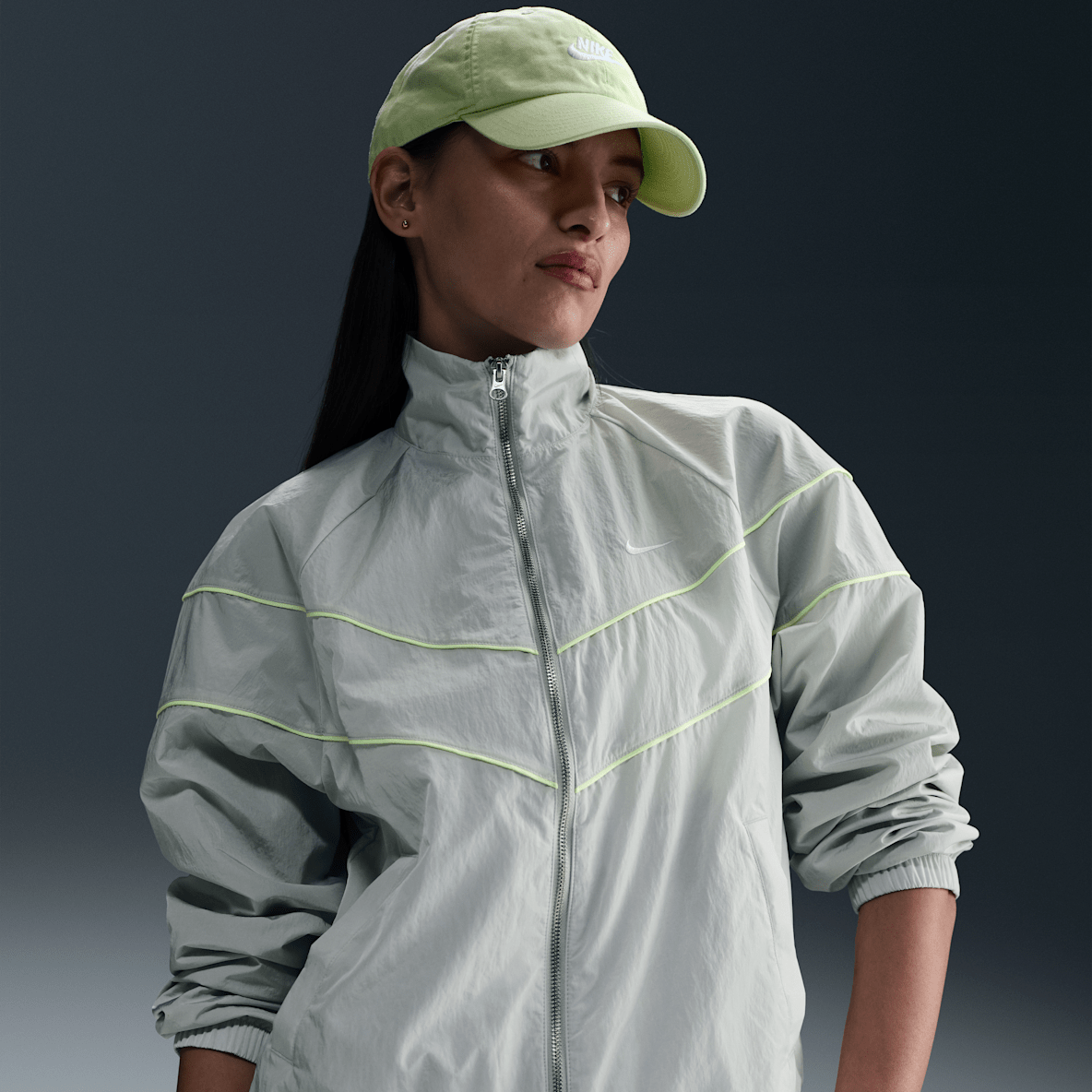Nike Windrunner Nike Windrunner Lockere UV-Webjacke mit durchgehendem Reißverschluss (Damen)