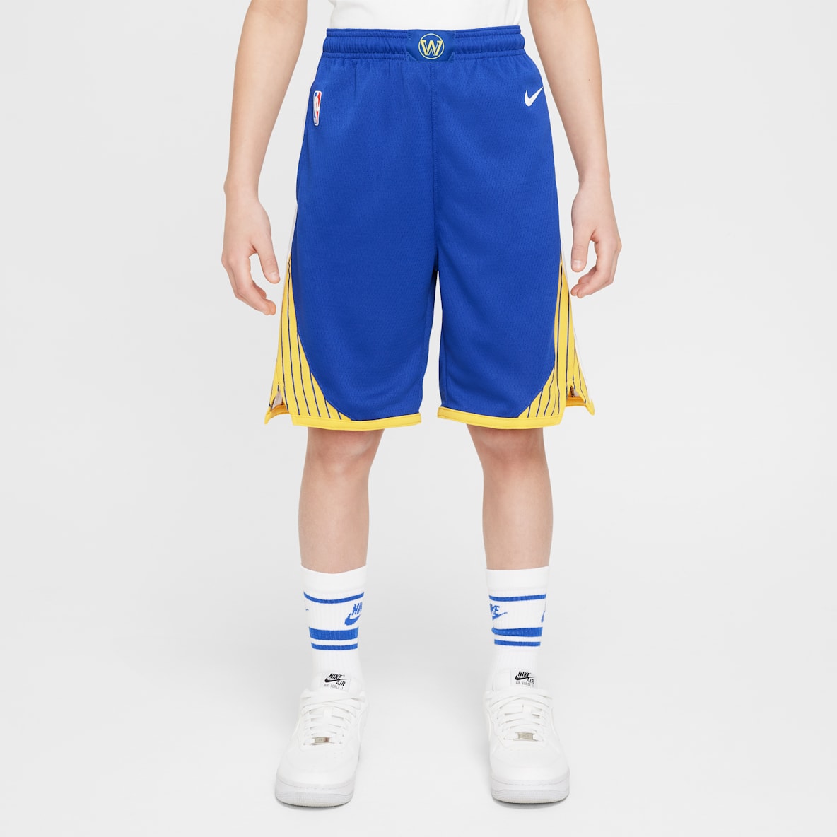 Golden State Warriors 2023/24 Icon Edition Golden State Warriors 2023/24 Icon Edition Older Kids' (Boys') Nike NBA Swingman Shorts