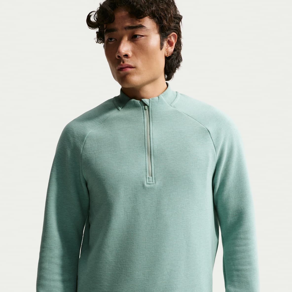 나이키 파 남성 써마 핏 하프집 골프 탑