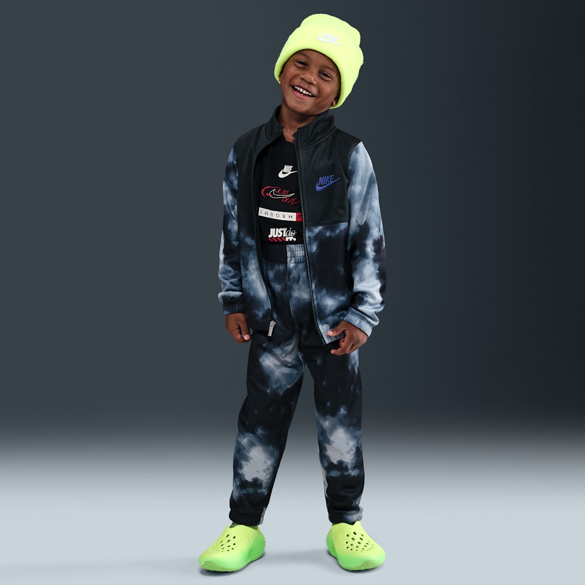Nike Sportswear Dri-FIT Nike Sportswear Dri-FIT Younger Kids' Futura Storm Printed 2-Piece Propus Set