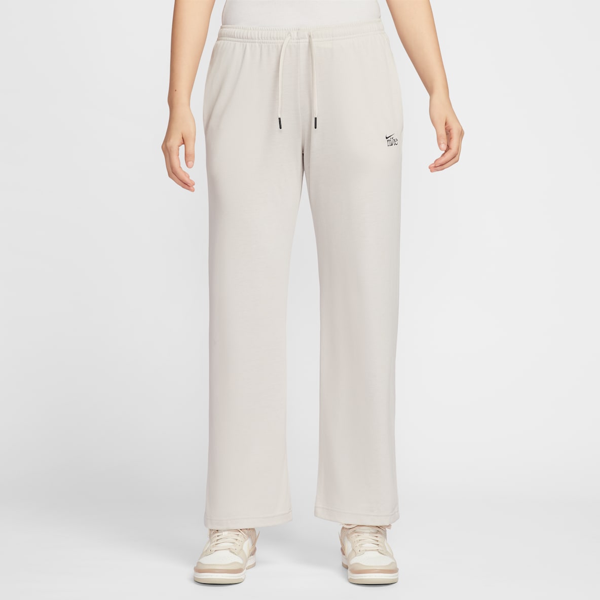 Nike Sportswear Chill Knit 女款中腰輕盈開放式褲腳長褲