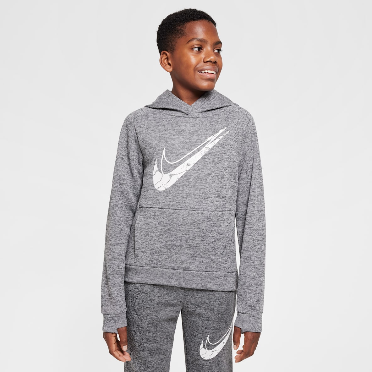 Nike Multi Stain Repel Nike Multi Stain Repel Sudadera con gorro Therma-FIT para niños talla grande