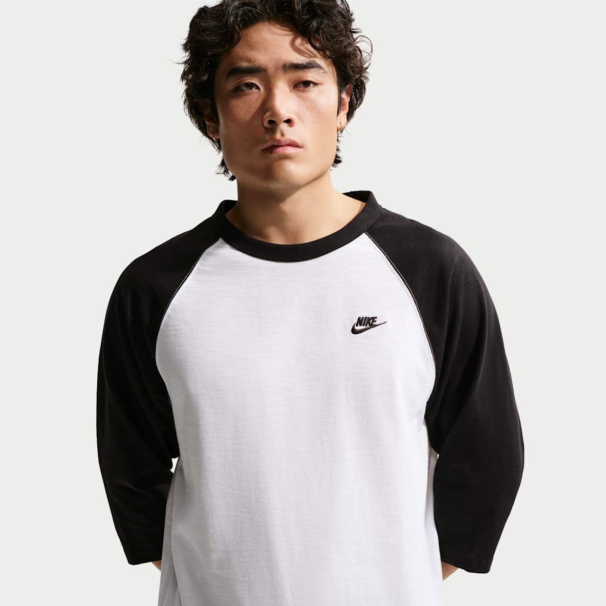 Nike スポーツウェア クラブ メンズ 3/4スリーブ ラグラン トップ