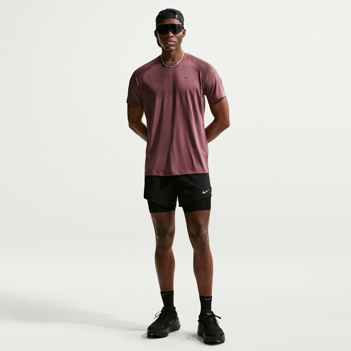 Nike Stride Dri-FIT hybridløpeshorts til herre (13 cm)