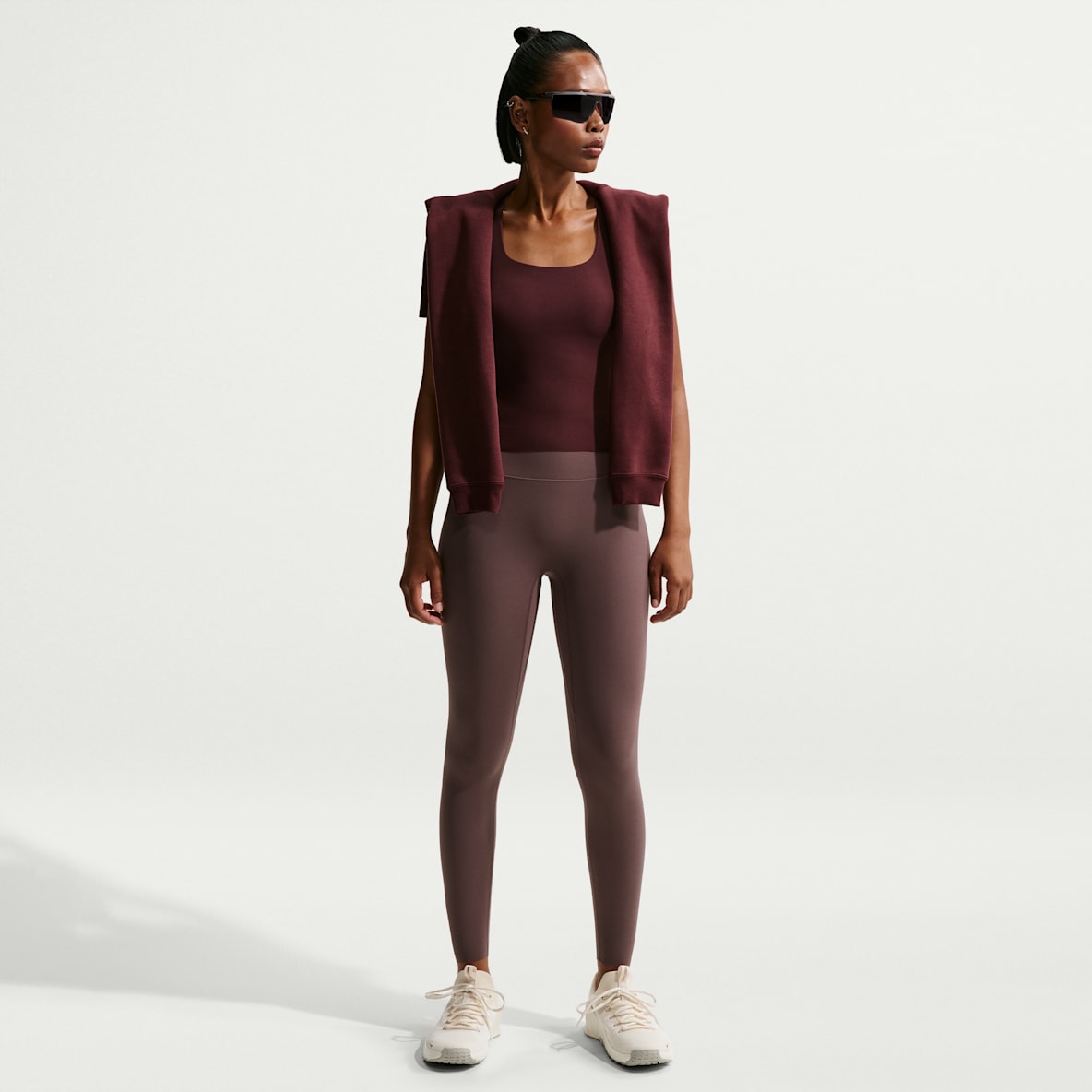 Nike Zenvy Nike Zenvy Leggings de cintura alta sin costura delantera de 7/8 para mujer