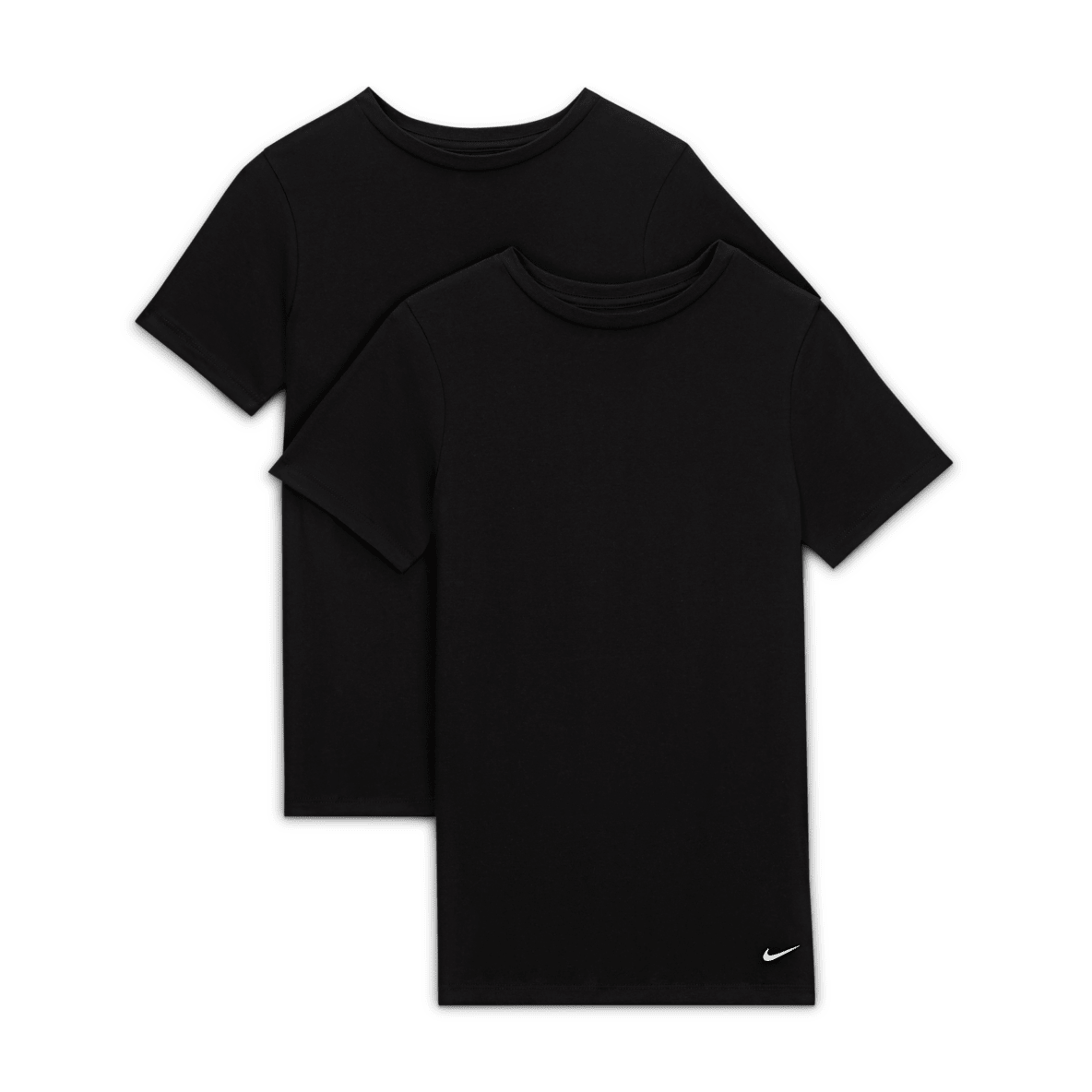 Nike Nike Camisetas interiores de cuello redondo para niños talla grande (paquete de 2)