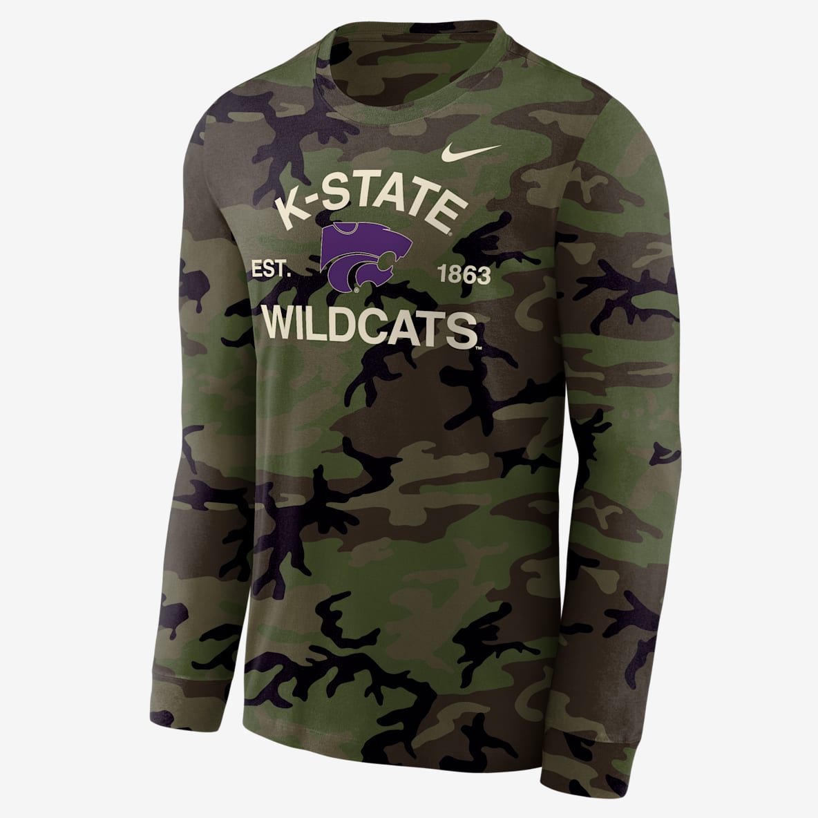 Kansas State Wildcats Legend Men's Nike Dri-FIT Long-Sleeve T-Shirt