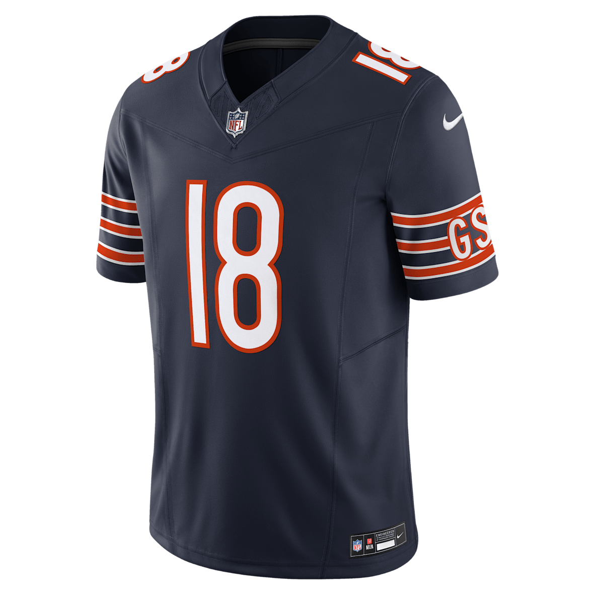 Caleb Williams Chicago Bears Caleb Williams Chicago Bears Men's Nike Dri-FIT NFL Limited Jersey