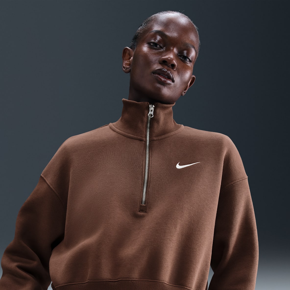 Nike Sportswear Phoenix Fleece Nike Sportswear Phoenix Fleece Women's 1/4-Zip Cropped Sweatshirt
