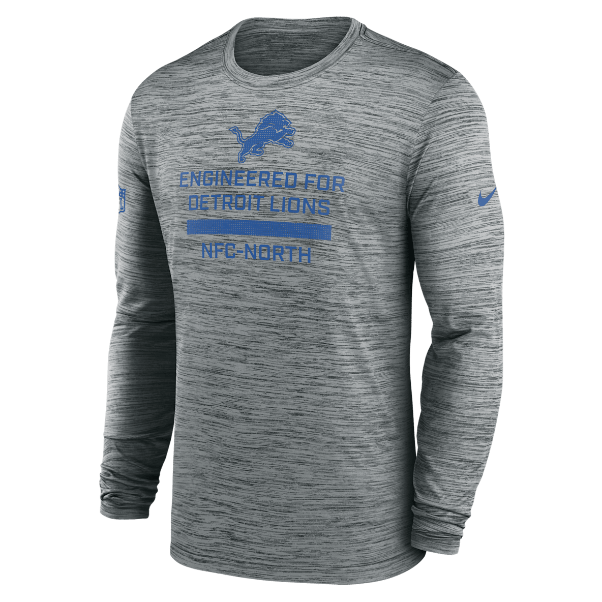 Detroit Lions Sideline Team Issue Velocity Detroit Lions Sideline Team Issue Velocity Men's Nike Dri-FIT NFL Long-Sleeve T-Shirt