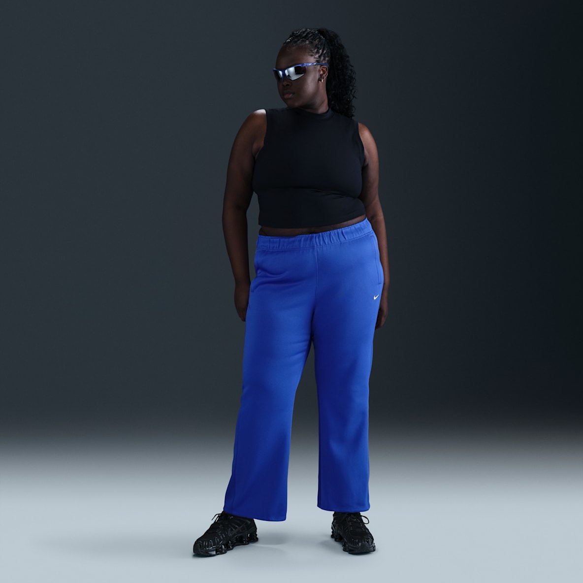 Nike Sportswear Windrunner Women's Mid-Rise Slim Knit Pants (Plus Size)