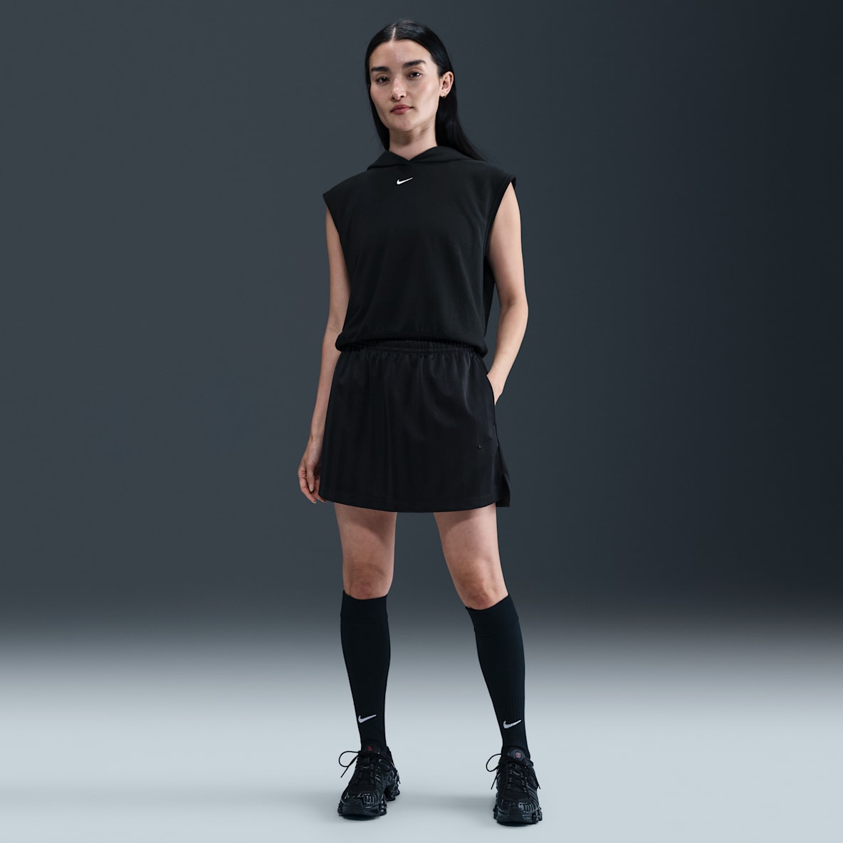 Nike Sportswear Nike Sportswear 女款提花條紋短裙