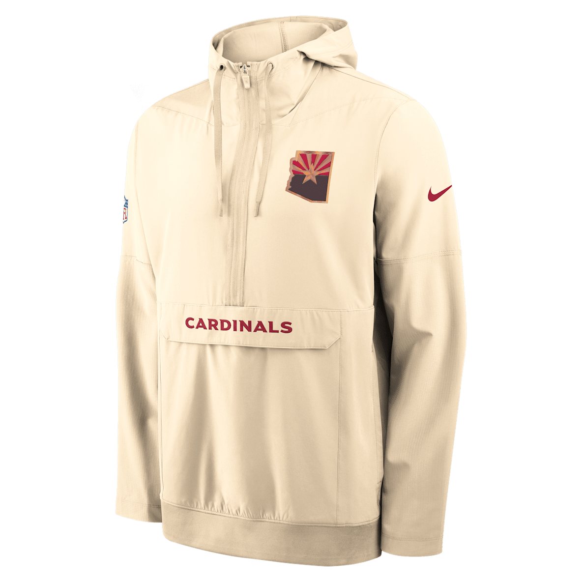 Arizona Cardinals Rivalries Collection Sideline Anorak Arizona Cardinals Rivalries Collection Sideline Anorak Men's Nike NFL 1/2-Zip Hooded Jacket