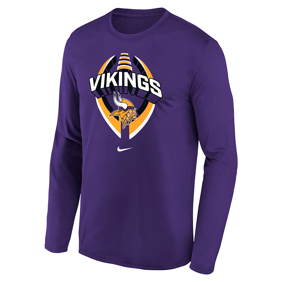 Minnesota Vikings Legend Icon Minnesota Vikings Legend Icon Big Kids' Nike Dri-FIT NFL Long-Sleeve T-Shirt