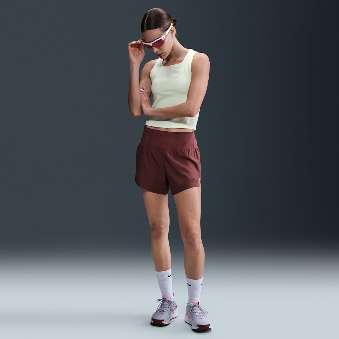 Nike Trail Nike Trail Short de running avec sous-short intégré Dri-FIT pour femme
