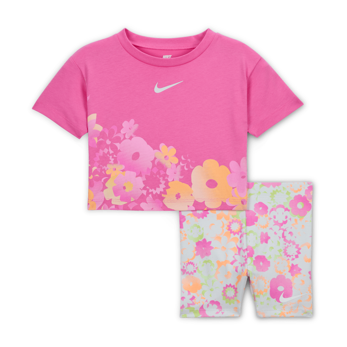 Nike Flow-Ral Nike Flow-Ral Baby (12–24M) 2-Piece Printed Bike Shorts Set