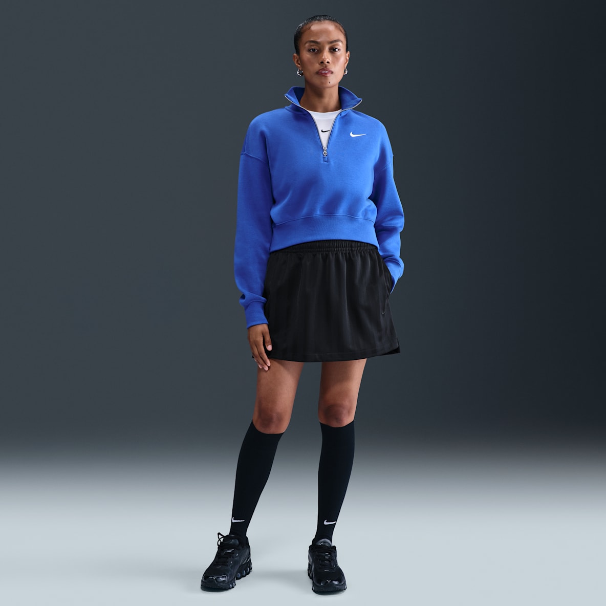 Nike Sportswear Nike Sportswear Falda de jacquard a rayas para mujer