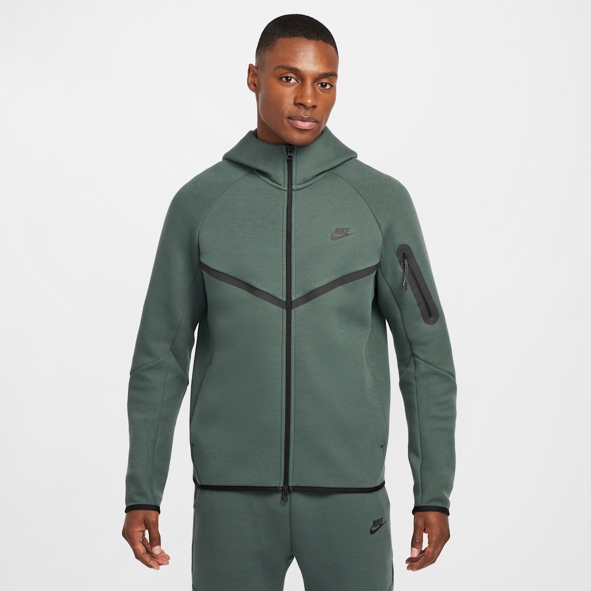 Nike Tech Chamarra Windrunner de tejido Fleece de cierre completo para hombre