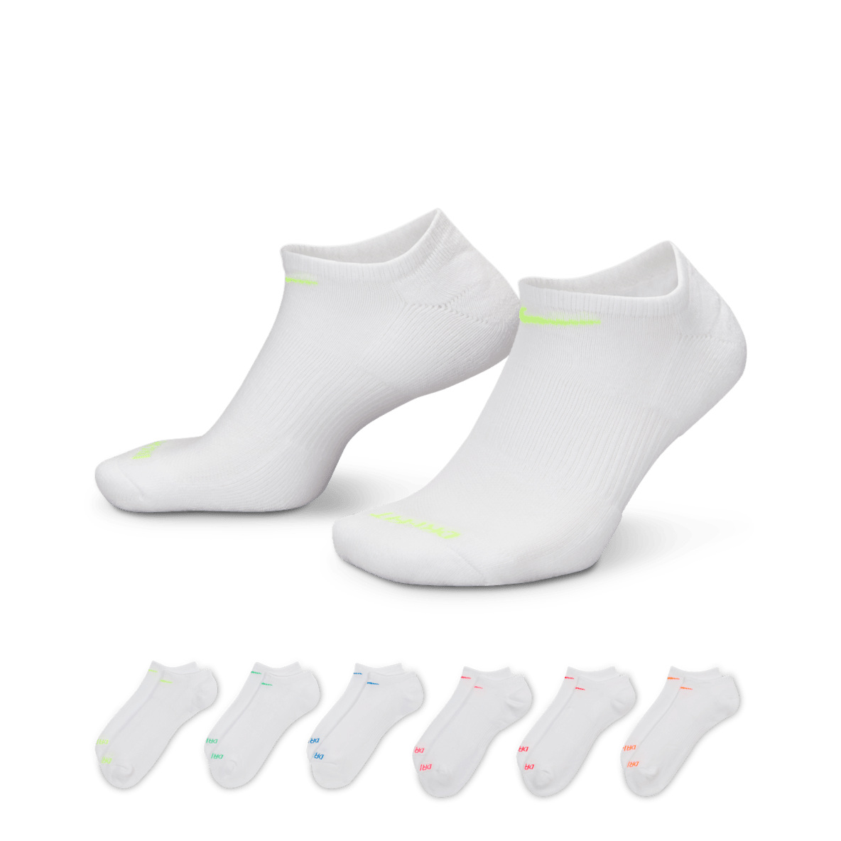 Nike Everyday Plus Cushioned Nike Everyday Plus Cushioned Training No-Show Socks (6 Pairs)