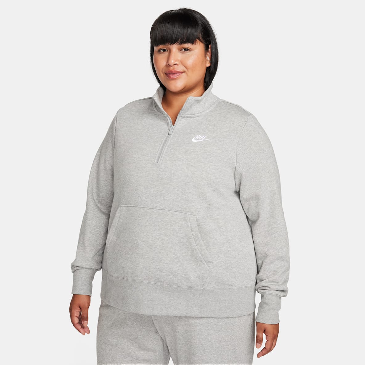 Nike Sportswear Club Fleece Nike Sportswear Club Fleece Women's 1/2-Zip Sweatshirt (Plus Size)