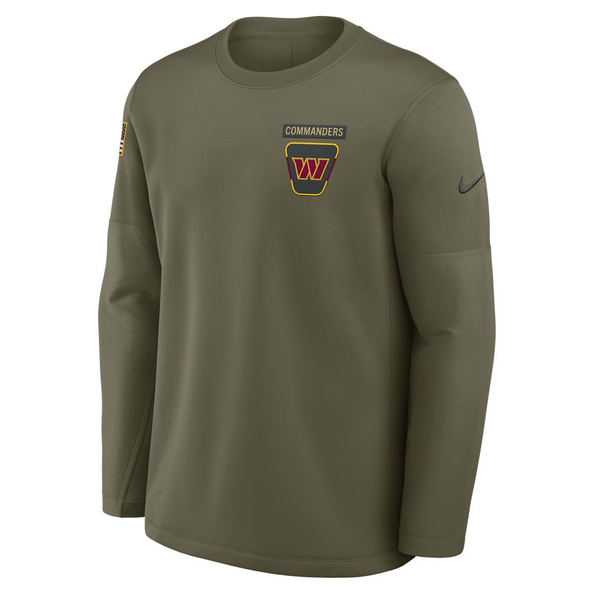 Washington Commanders Salute to Service Sideline Triumphant Win Coach Washington Commanders Salute to Service Sideline Triumphant Win Coach Men's Nike NFL Pullover Crew