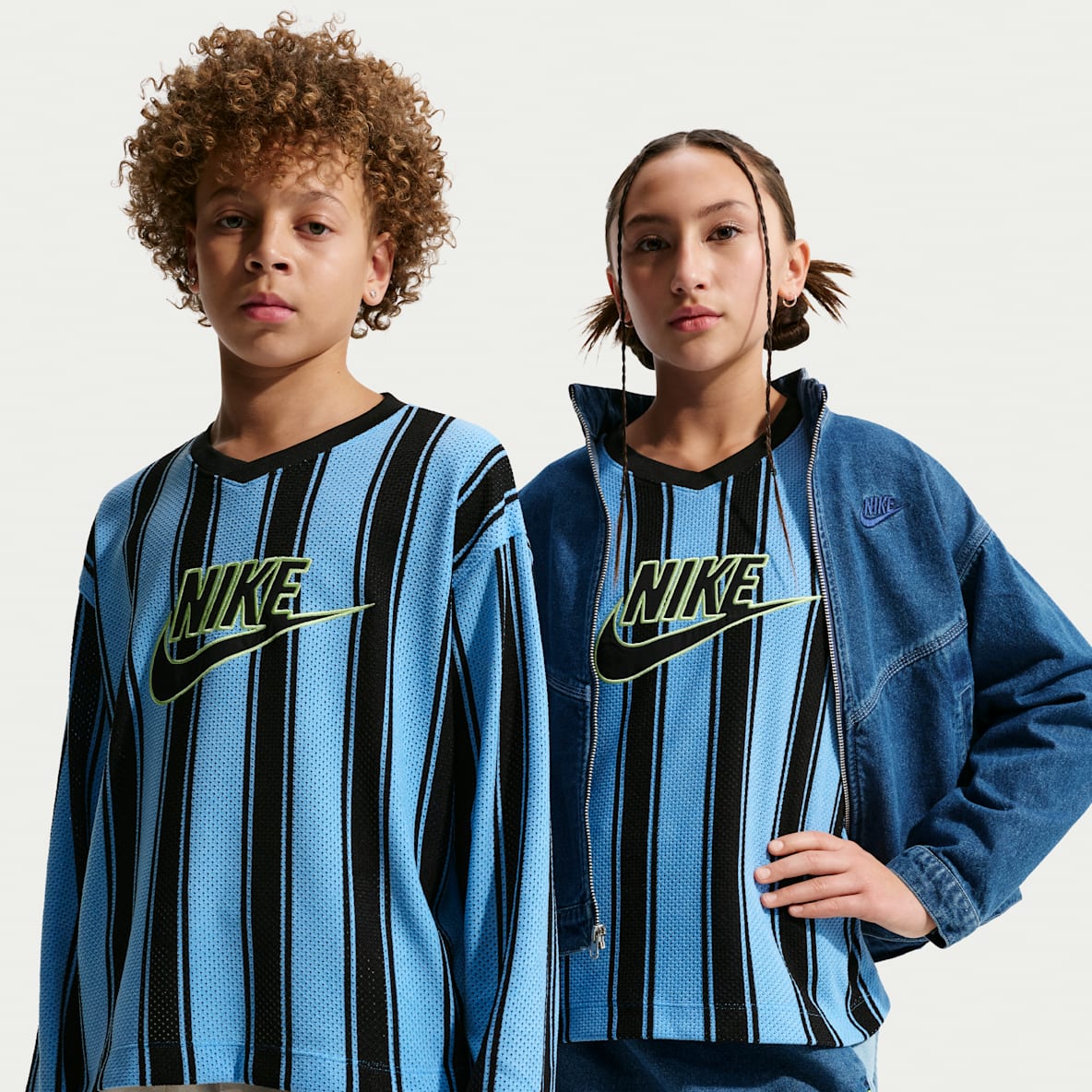Nike Sportswear Collection Big Kids' Long-Sleeve Mesh Jersey
