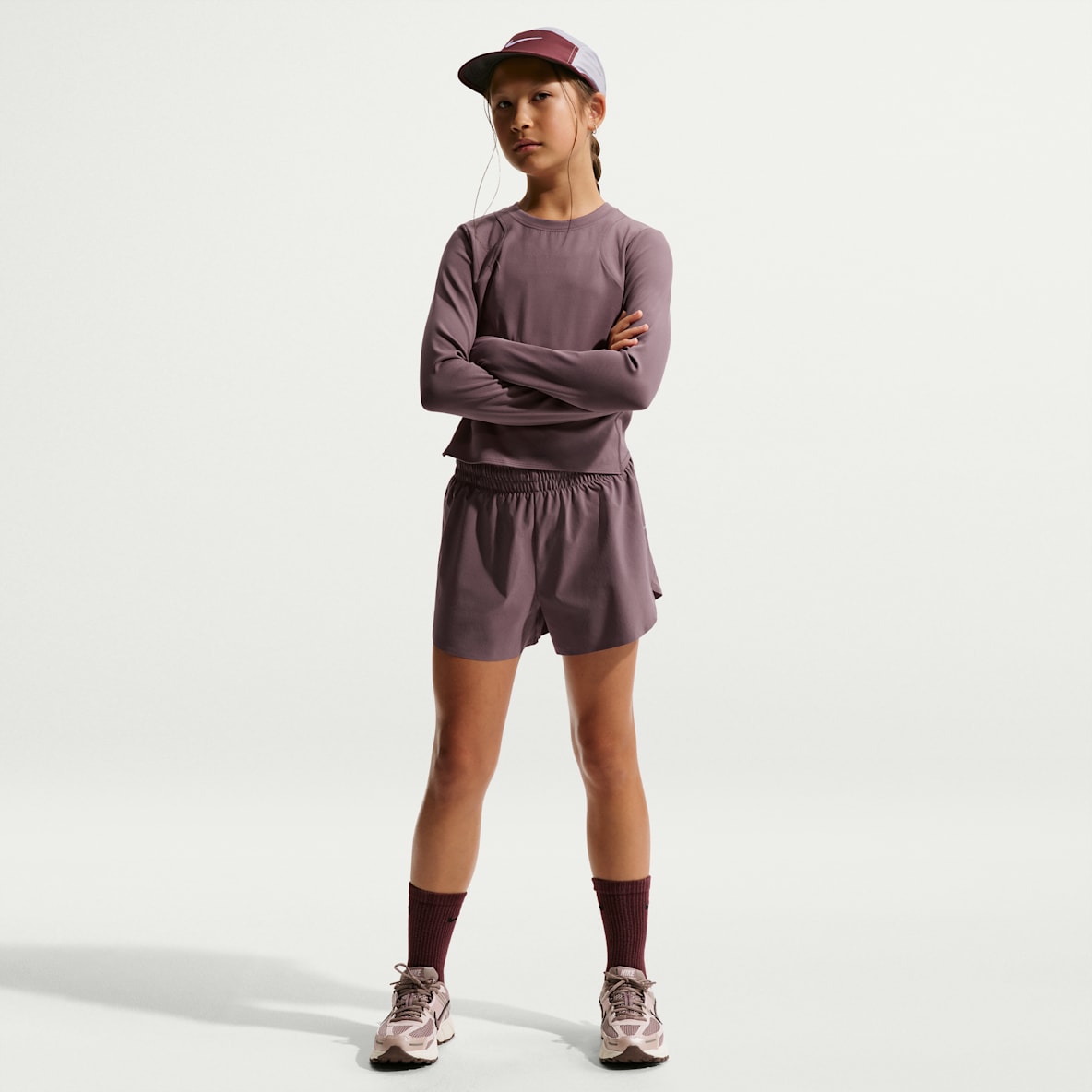 Nike MAVN Girls' Dri-FIT 3" Mid-Rise Repel Running Shorts