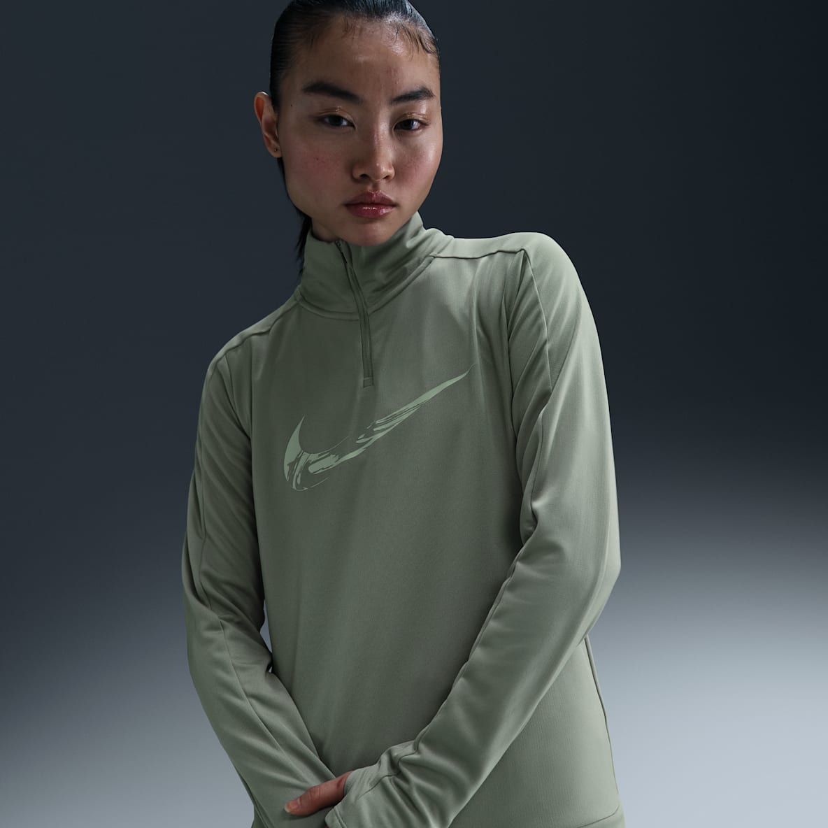 ナイキ スウッシュ ナイキ スウッシュ ウィメンズ Dri-FIT 1/4ジップ ランニング ミッド レイヤー