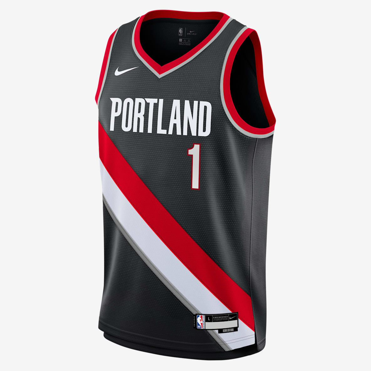 Anfernee Simmons Portland Trailblazers 2024/25 Icon Edition Big Kids' Nike NBA Swingman Jersey