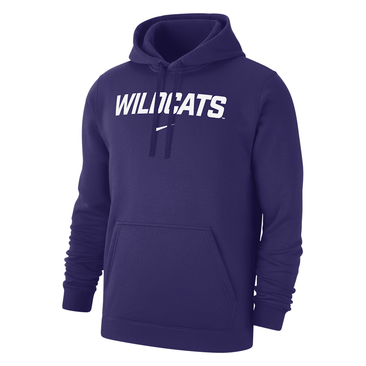 Kansas State Club Fleece Men's Nike College Pullover Hoodie