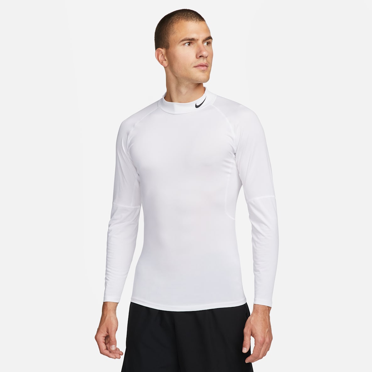 Nike Pro Nike Pro Playera de fitness de manga larga Dri-FIT de cuello alto para hombre