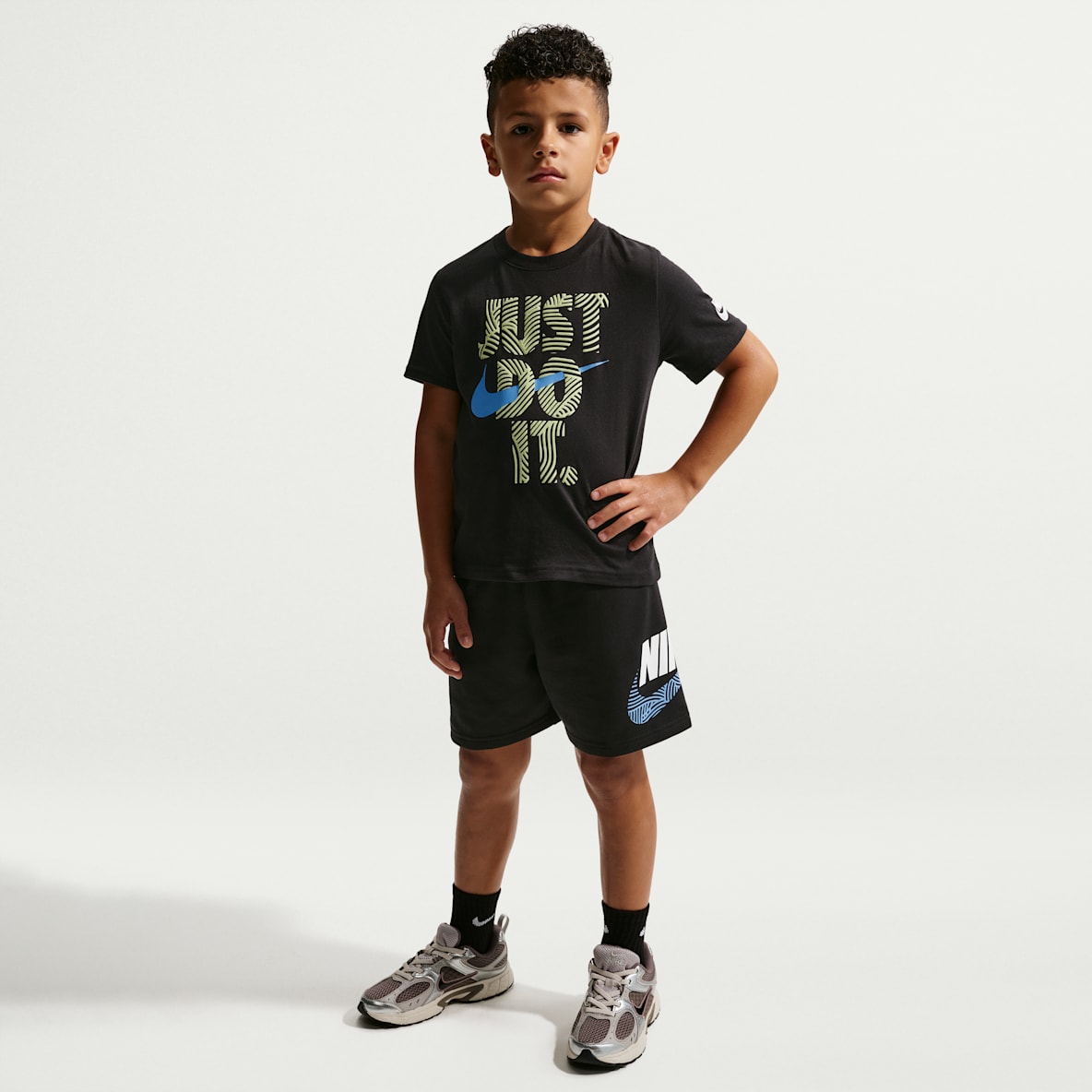 Nike Sportswear In The Zone Little Kids' French Terry Shorts