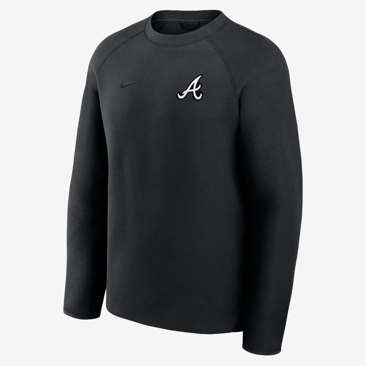 Atlanta Braves Tech Fleece Men's Nike MLB Pullover Crew