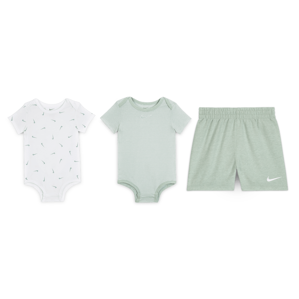 Nike Essentials Nike Essentials Baby (12-24M) 3-Piece Striped Swooshfetti Set