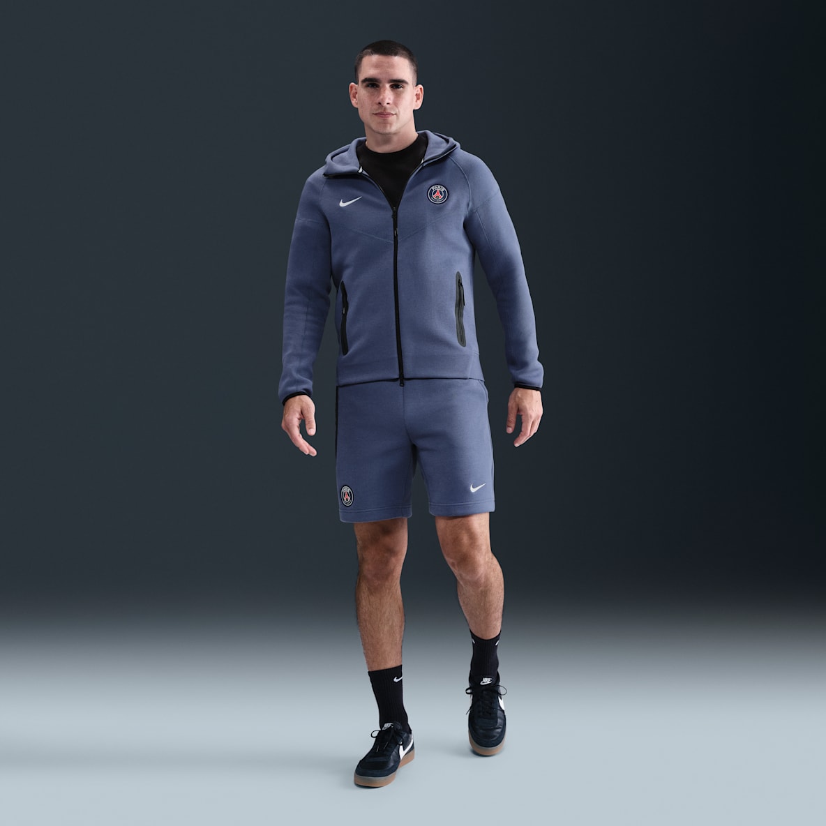 Paris Saint-Germain Tech Paris Saint-Germain Tech Shorts da calcio in fleece Nike – Uomo