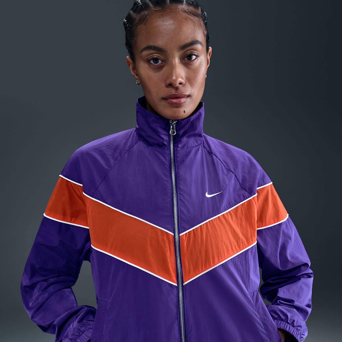 Nike Windrunner Nike Windrunner Veste à zip tissée ample UV pour femme