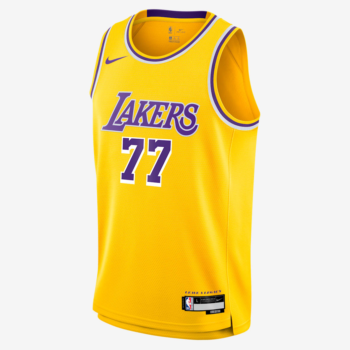 Luka Dončić Los Angeles Lakers Icon Edition Luka Dončić Los Angeles Lakers Icon Edition Big Kids' Swingman Jersey
