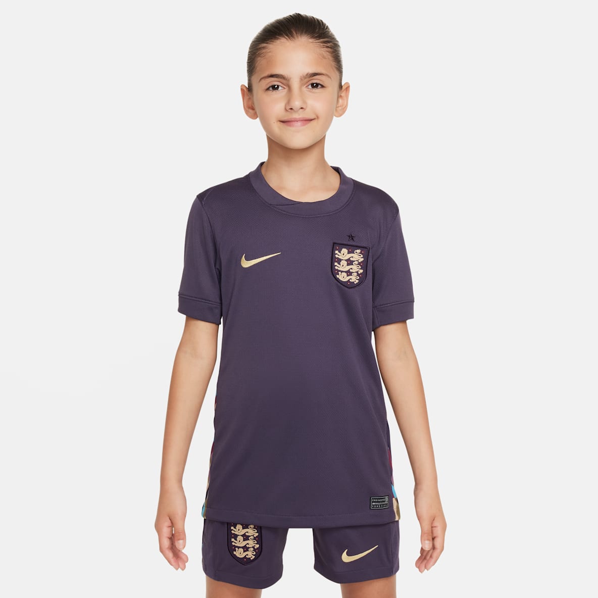 England (Men's Team) 2024/25 Stadium Away Older Kids' Nike Dri-FIT Football Replica Shirt