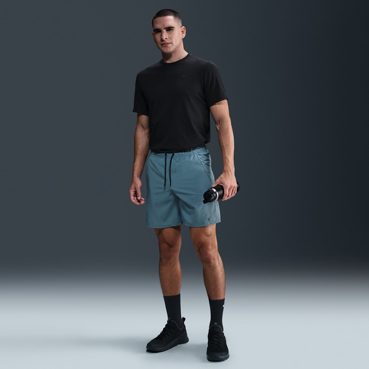 Nike Unlimited Ofodrade mångsidiga shorts Dri-FIT 18 cm för män