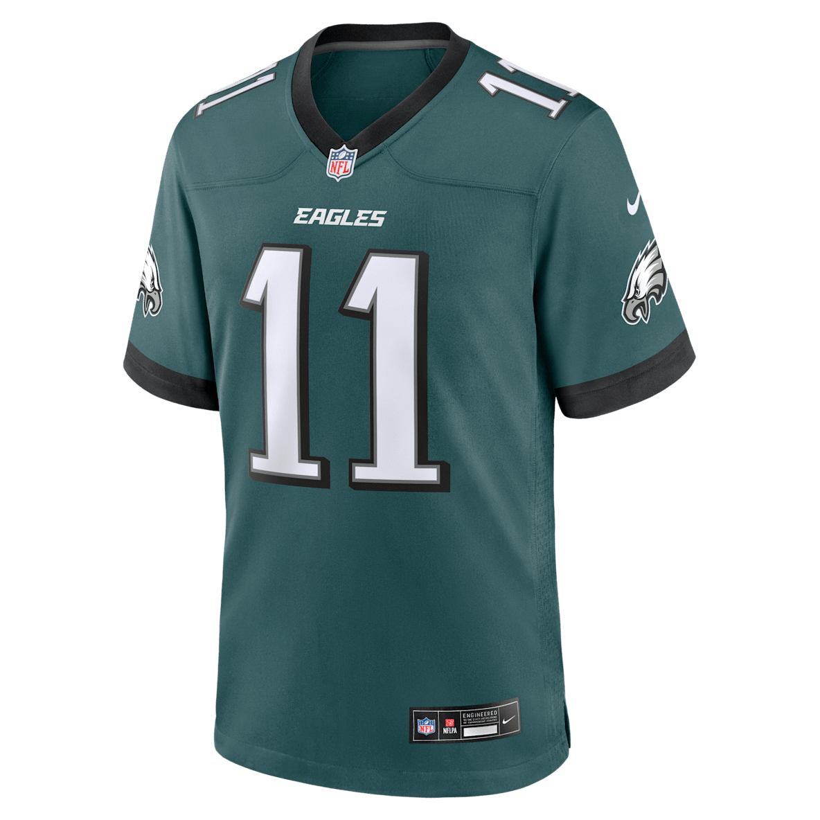 A.J. Brown Philadelphia Eagles A.J. Brown Philadelphia Eagles Men's Nike NFL Game Jersey