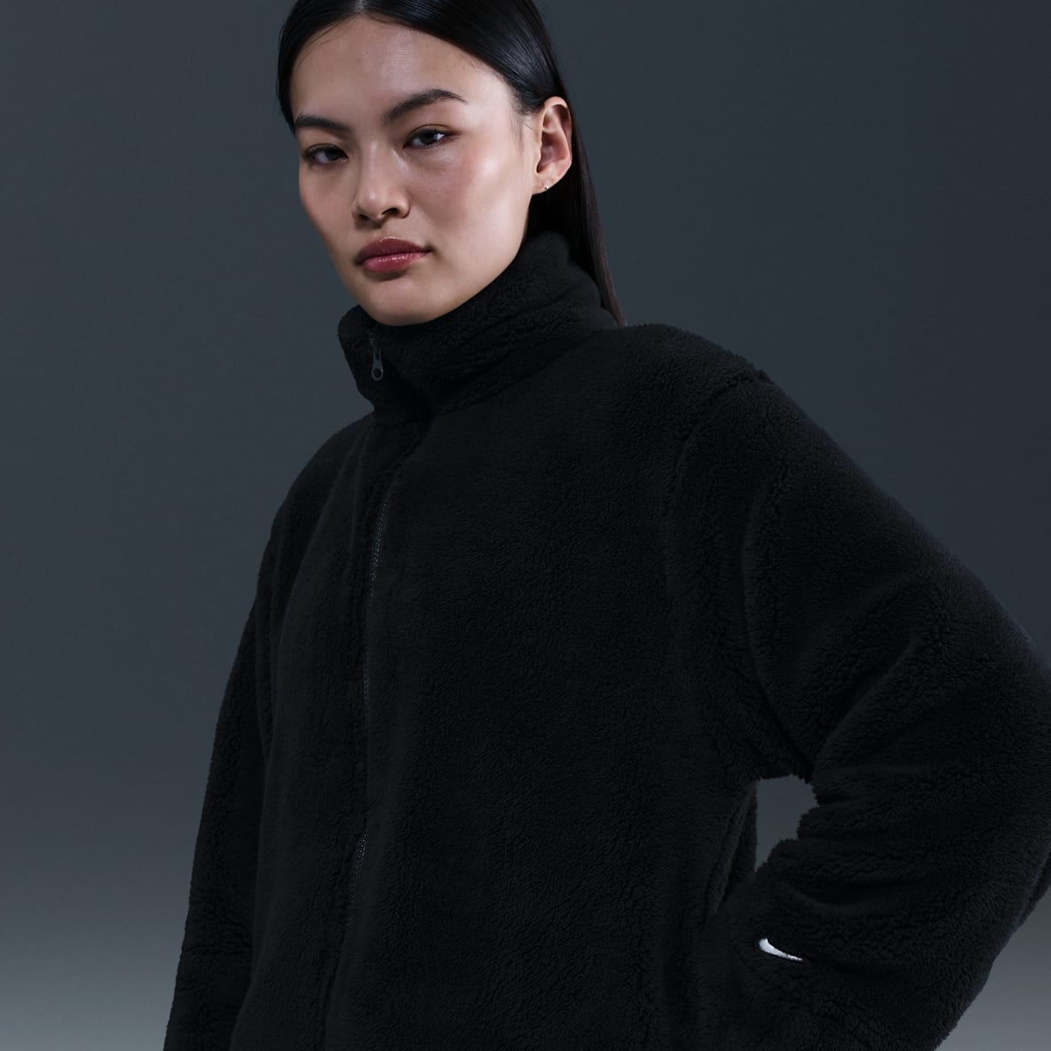 나이키 스포츠웨어 에센셜 여성 하이파일 플리스 재킷