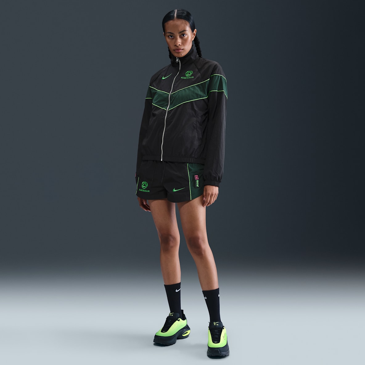 Australia Windrunner Australia Windrunner Women's Nike Football High-Waisted Woven Shorts