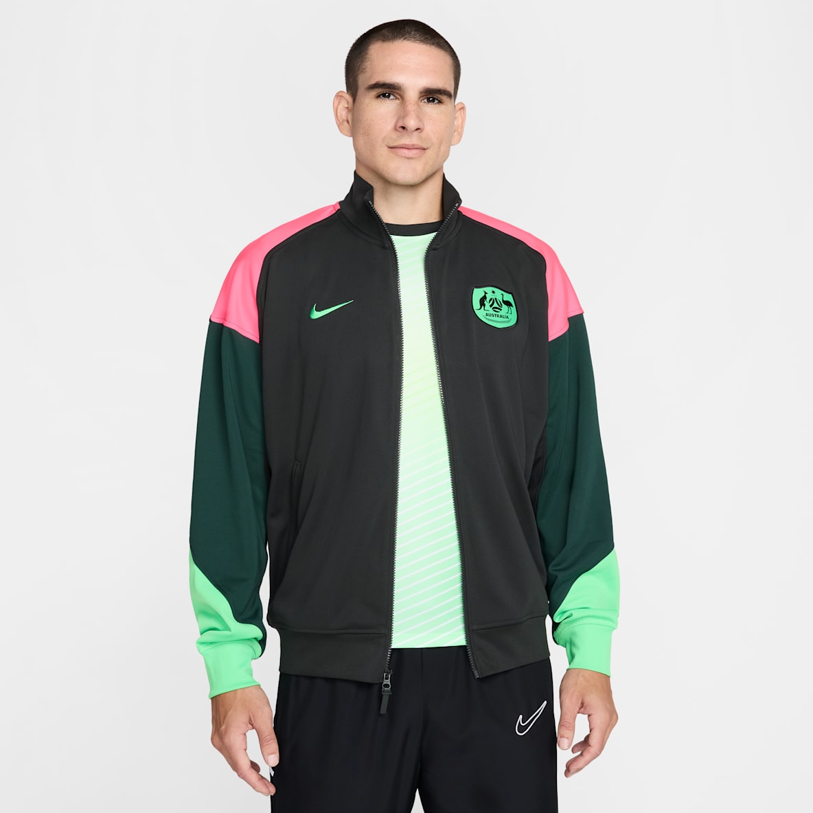 Academy Pro Austrália Academy Pro Austrália Casaco de futebol Nike Dri-FIT Anthem para homem