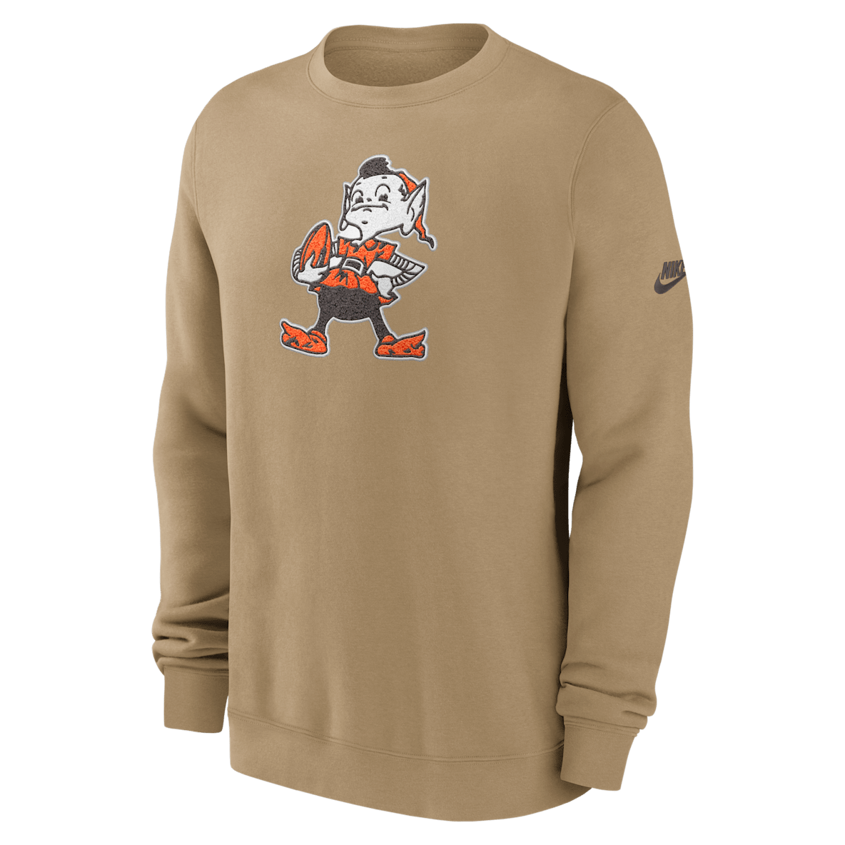 Cleveland Browns Swing Pass Rewind Club Cleveland Browns Swing Pass Rewind Club Men's Nike NFL Pullover Crew