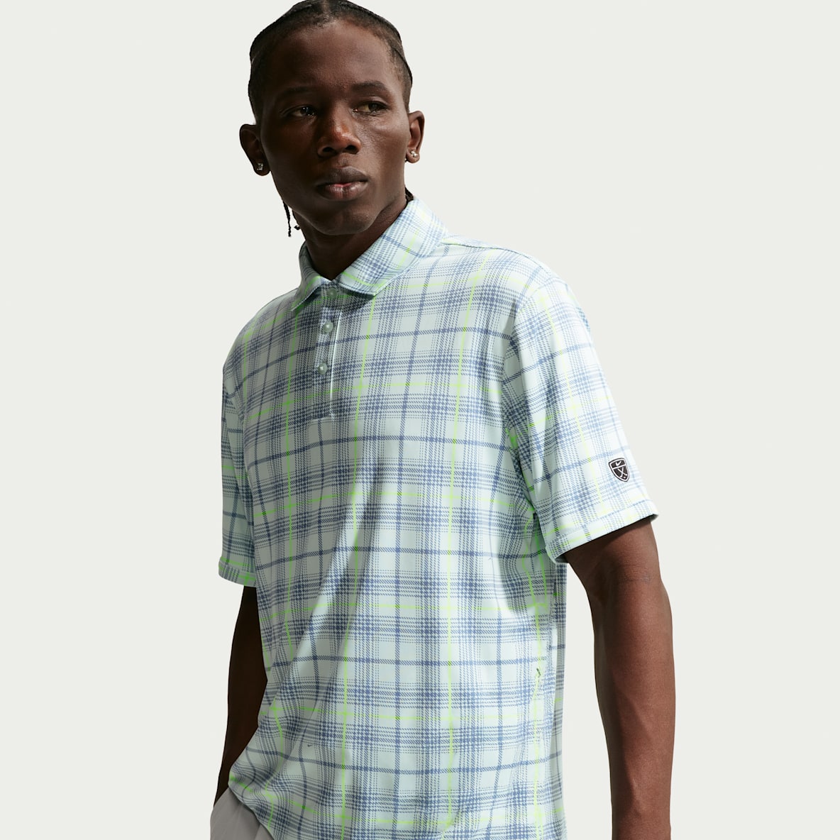 Nike Par Men's Dri-FIT Tartan Golf Polo