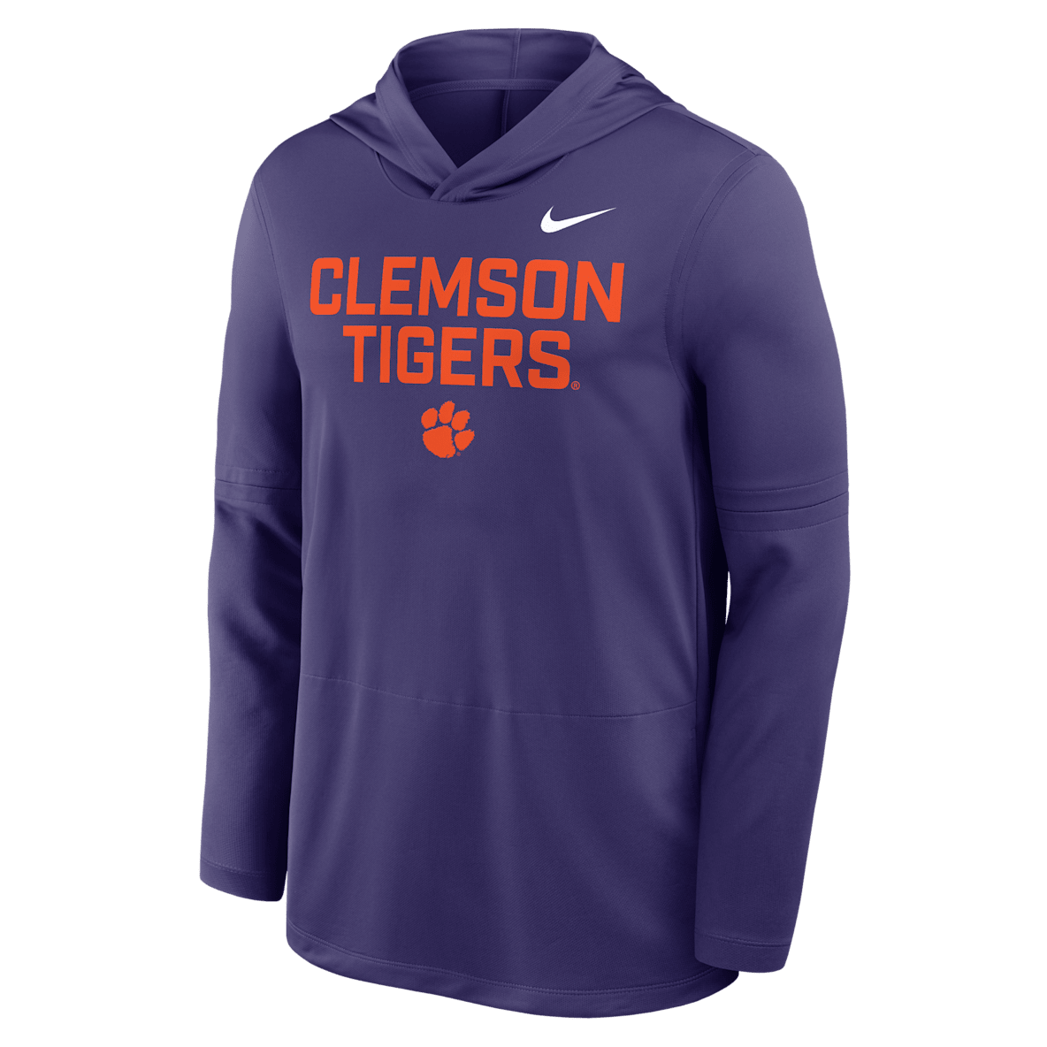 Clemson Sideline Men's Nike Dri-FIT College Long-Sleeve Hooded Top