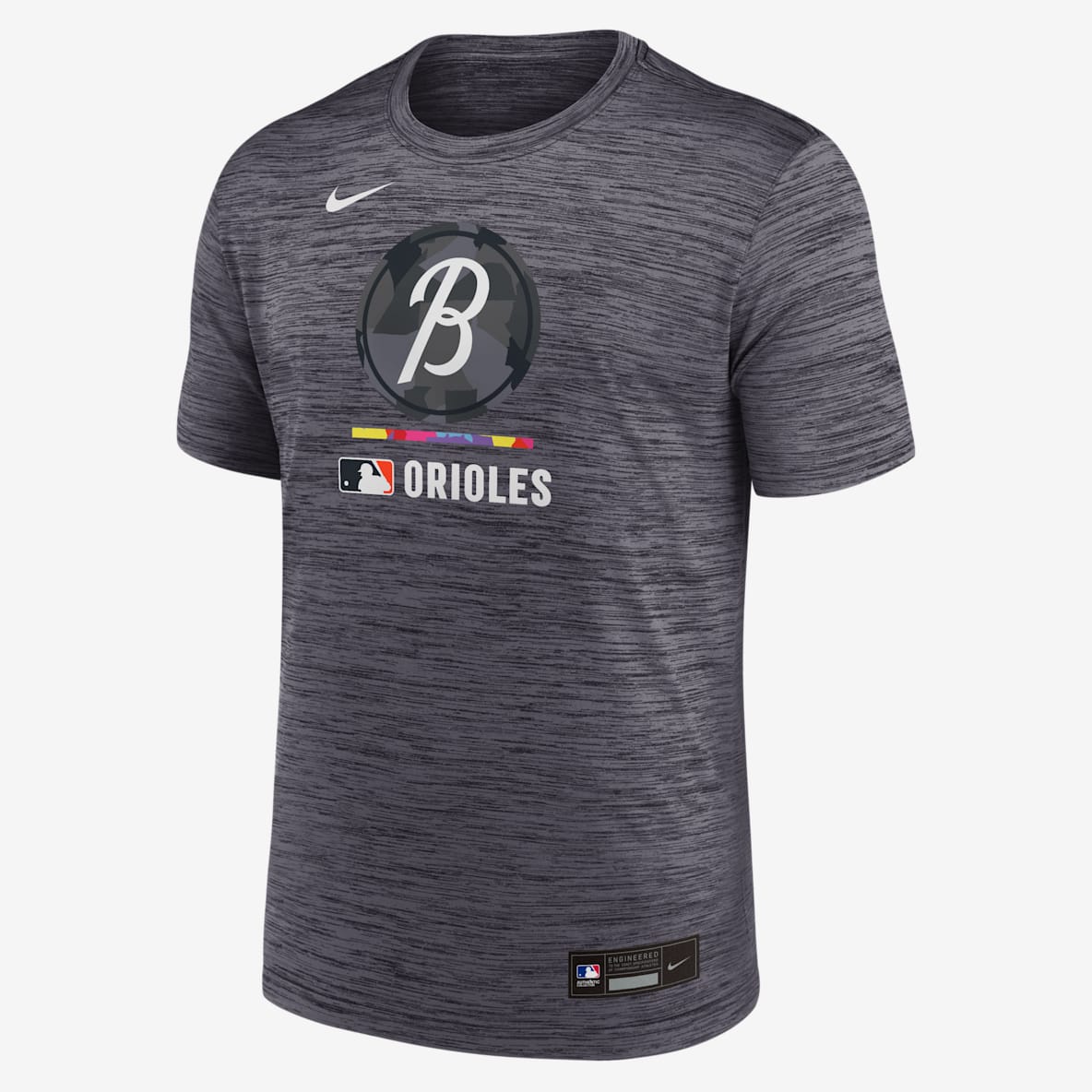 Baltimore Orioles Authentic Collection City Connect Velocity Baltimore Orioles Authentic Collection City Connect Velocity Playera Nike Dri-FIT de la MLB para hombre